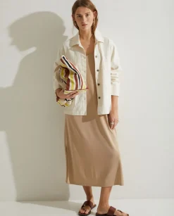 YERSE Dresses And Jumpsuits^Flowy Midi Dress Beige