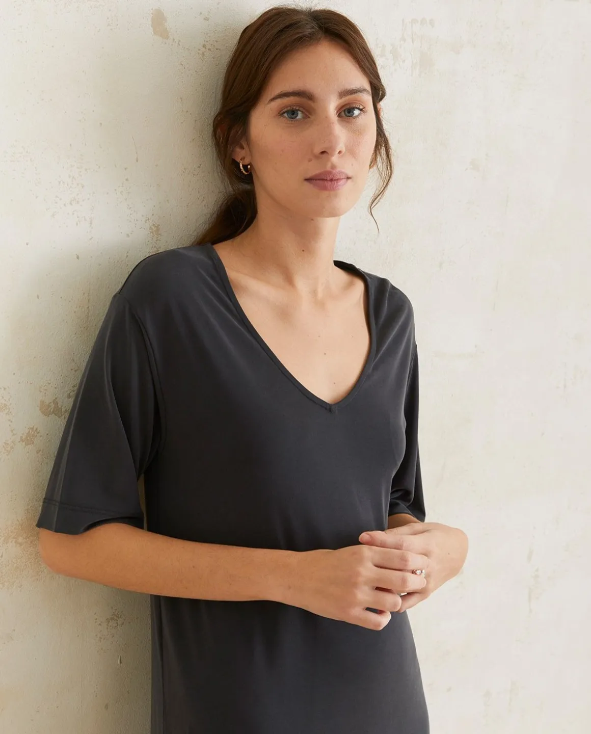 YERSE Dresses And Jumpsuits^Flowy Midi Dress Grey