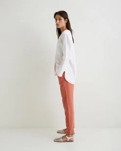 YERSE Trousers And Jeans^Flowy Tencel Trousers Orange