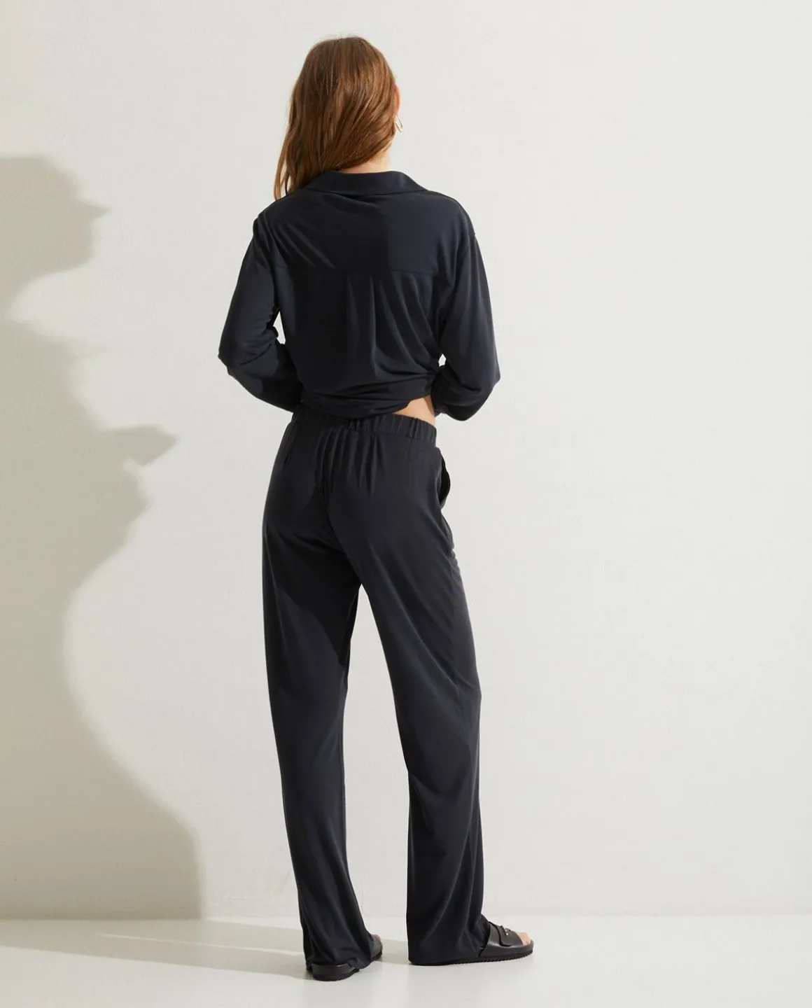 YERSE Trousers And Jeans^Flowy Trousers Grey