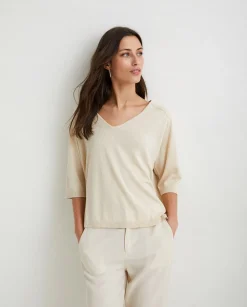 YERSE Trousers And Jeans^Pantalon Fluido Tencel Natural